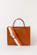 Jackie midi classic leather cognac