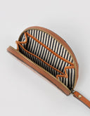 Laura coin purse cognac croco