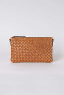 Lexi cognac woven classic leather