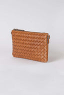 Lexi cognac woven classic leather