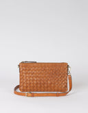 Cognac woven classic leather lexi