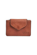 Harmonica wallet cognac