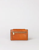 Harmonica wallet cognac