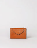 Harmonica wallet cognac