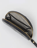Laura coin purse zwart croco