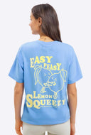 Blauw t-shirt Lemon Squeezy