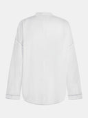 Katoenen blouse met lange mouwen