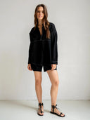 Katoenen blouse met lange mouwen