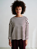 Gestreepte zachte longsleeve