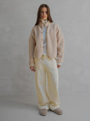 Teddy jacket ecru