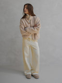 Teddy jacket ecru
