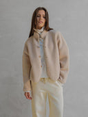 Teddy jacket ecru