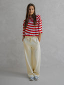 Oversized t-shirt stripe