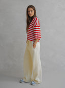 Oversized t-shirt stripe