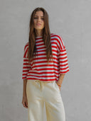 Oversized t-shirt stripe