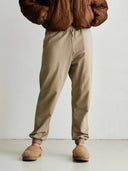 Lichtbruine relaxed jogger