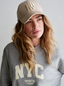 Lichtgrijze sweater NYC
