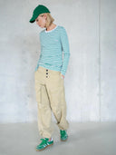 Groen gestreepte longsleeve