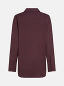 Auberginekleurige blouse