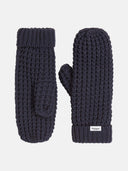 Navy gebreide wanten