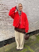 Gestreepte balaclava