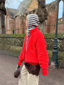 Gestreepte balaclava