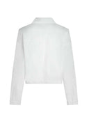 Witte katoenen blouse