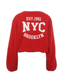 Boxy vest met rugprint