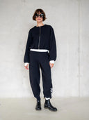 Boxy vest met rugprint