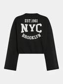 Boxy vest met rugprint