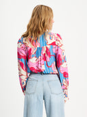 Blouse urban flora stripe