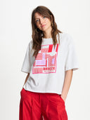 T-shirt met print breeze