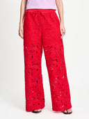 Rode kanten broek