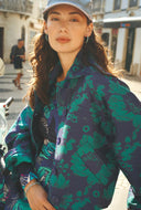 Gebloemd jasje floral jacquard