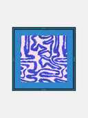 Zijden sjaal waves pink