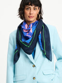 Zijden sjaal waves pink