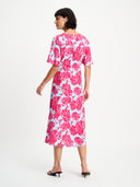 Jurk urban flora blue