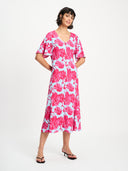 Jurk urban flora blue