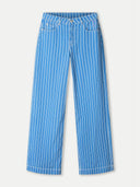 Jeans denim stripes blue