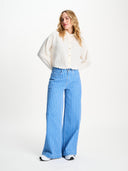 Jeans denim stripes blue