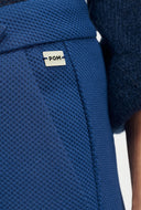 Blauwe wide-leg pantalon