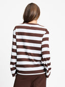 Bruin gestreepte longsleeve joy