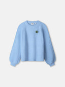 Lichtblauwe gebreide trui pullover sky blue