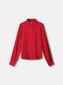 Rode blouse chili red