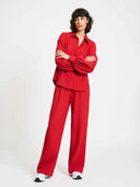 Rode blouse chili red