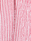 Rood gestreepte seersucker blouse