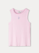 Roze tanktop rib shell pink