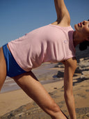 Roze tanktop rib shell pink