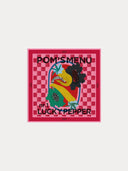 Roze sjaal pom's menu small