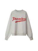Lichtgrijze sweater pomodori grey